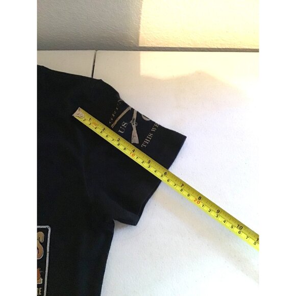 GRUNT STYLE- WOMENS BLACK GRAPHIC CREW NECK SHORT SLEEVE T-SHIRT SIZE LARGE - Picture 4 of 7